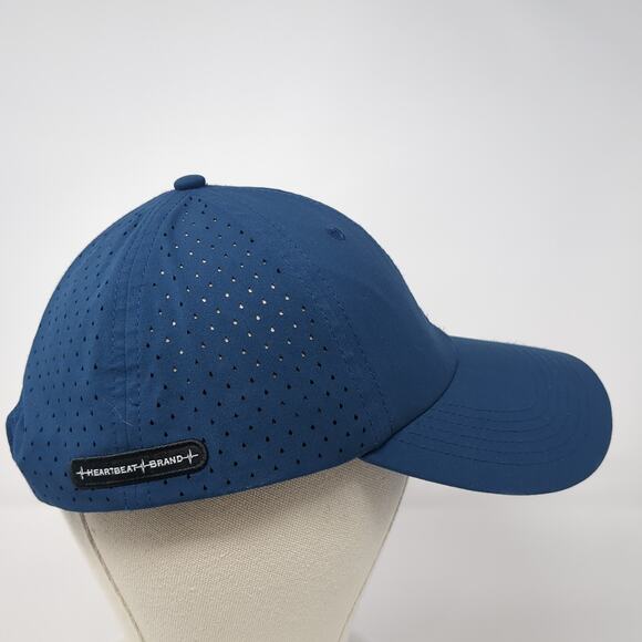 The Heartbeat Brand Snapback Trucker Hat Blue One Size Adjustable Lightweight - Picture 5 of 9
